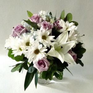 Pastel flower arrangement
